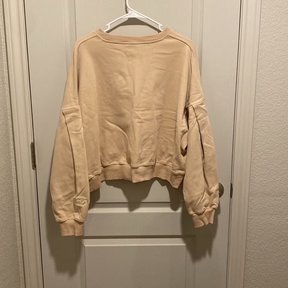 POPFLEX Cream Cloud Crewneck Size Medium - Picture 2 of 3